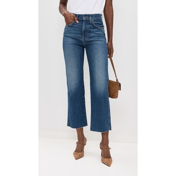 Veronica Beard high rise straight leg evening dusk Dylan jeans - Picture 3 of 9